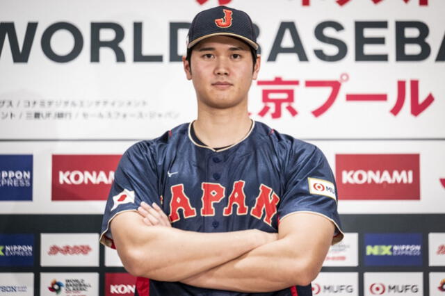 Shohei Ohtani, considerado por muchos como el sucesor de 'Babe' Ruth, es la gran figura de Japón en la final del Clásico Mundial de Béisbol 2023. Foto: AFP   