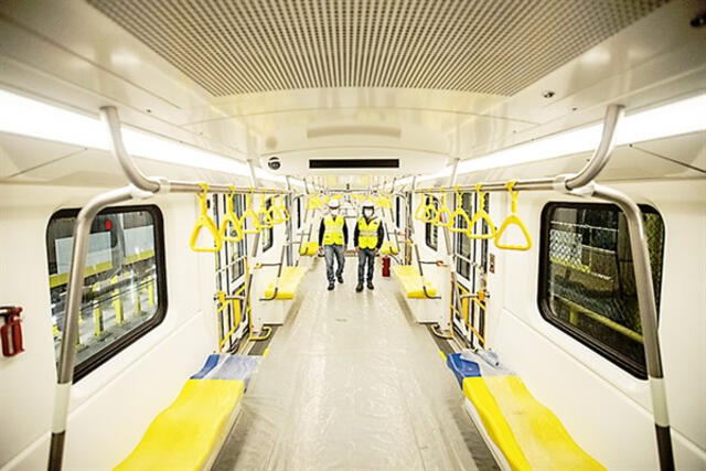  El primer tramo de la Línea 2 del Metro de Lima tiene un avance de más del 90 %. Foto: El Peruano    