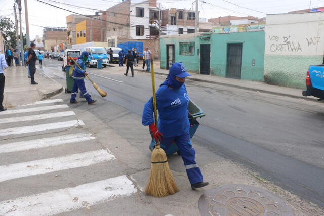  La Municipalidad de San Miguel busca contratar trabajadores de limpieza. Foto: Municipalidad de San Miguel<br><br>    
