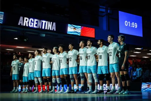 Argentina ocupa el quinto lugar luego de perder ante Eslovenia. Foto: Feva   