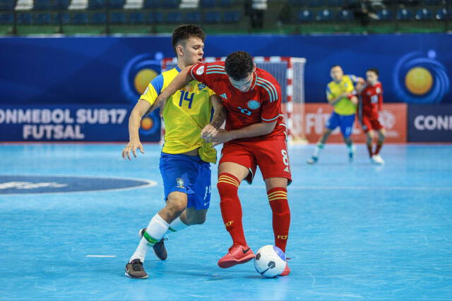 Venezuela vs Colombia, En Vivo, Sudamericano Sub17 de Futsal