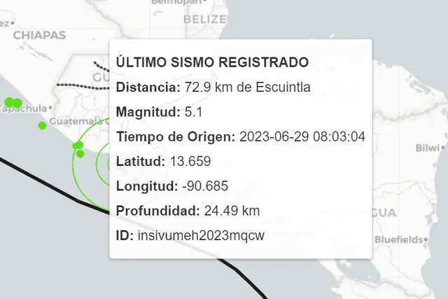 temblor en Guatemala 