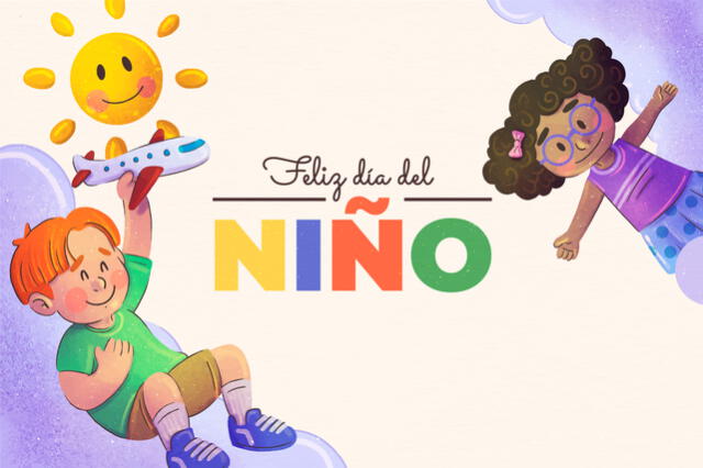  Las mejores imágenes y tarjetas por el Día del Niño en Chile. Foto: Freepik   