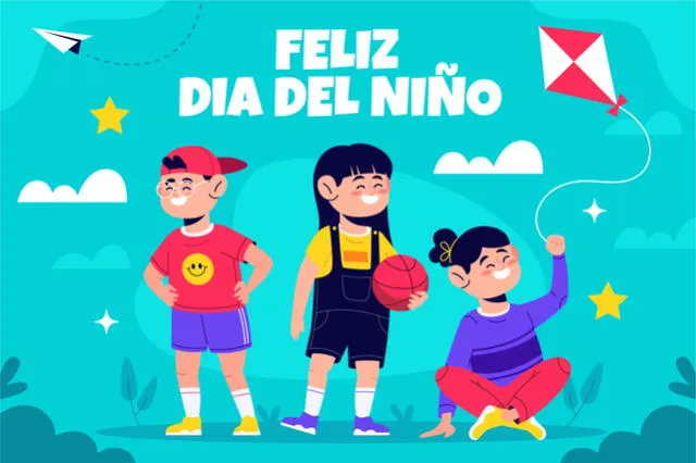  Las mejores imágenes y tarjetas por el Día del Niño en Chile. Foto: Freepik   