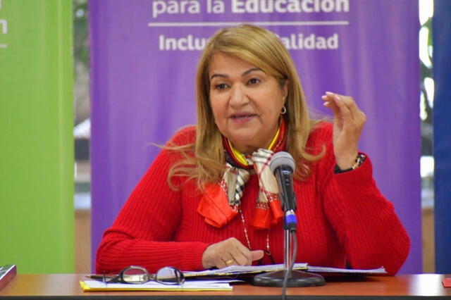 Yelitze Santaella es la actual ministra de Educación de Venezuela. Foto: El Nacional