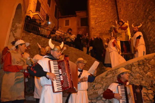 Celebración del Día del Cornudo en Rocca Canterano. Foto: Proloco Rocca Canterano   