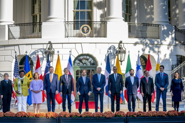  Cumbre inaugural de líderes de la Asociación de las Américas para la Prosperidad Económica. Foto: EFE   