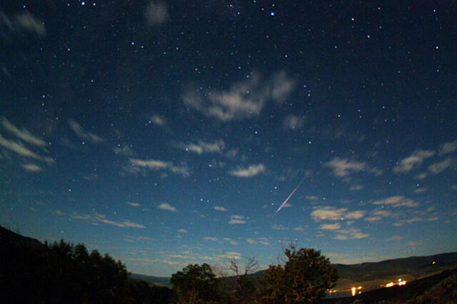  Los meteoros Gemínidas atravesarán a toda velocidad por el firmamento. Foto: NASA   