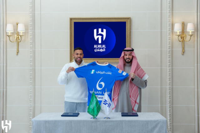 Renan Lodi jugará en Al Hilal. Foto: Al Hilal   