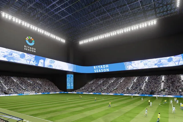 Así luce el estadio por dentro. Foto: Riyadh Season   