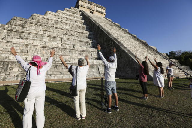 La pirámide de Kukulcán era usado como un templo por los antiguos mayas. Foto: AFP   