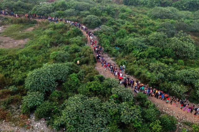 Cerca de 40 venezolanos por hora cruzaron el Darién durante el 2023