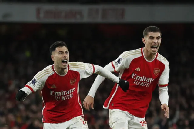 Arsenal es tercero de la Premier League con 55 puntos. Foto: AFP 