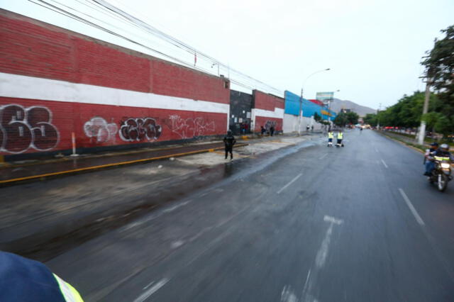 Así luce la av. Los Jardines Este tras desalojo. Foto: Municipalidad de San Juan de Lurigancho    