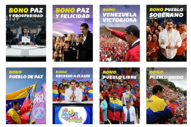 Los bonos se entregan con la finalidad de hacer frente a la crisis económica que vive Venezuela. Foto: Correo del Orinoco   