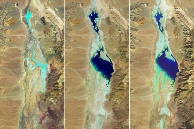 Satélite lago de Valle de la Muerte | Valle de la Muerte 