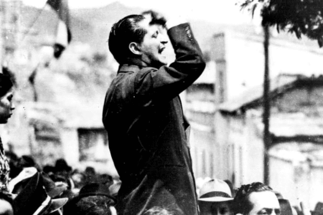 Jorge Eliécer Gaitán era el candidato más popular para la presidencia antes de su asesinato. Foto: Archivo de la familia Gaitán   