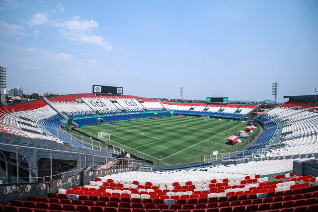 El estadio Defensores del Chaco es la sede para los juegos en condición de local de la selección paraguaya. Foto: APF   