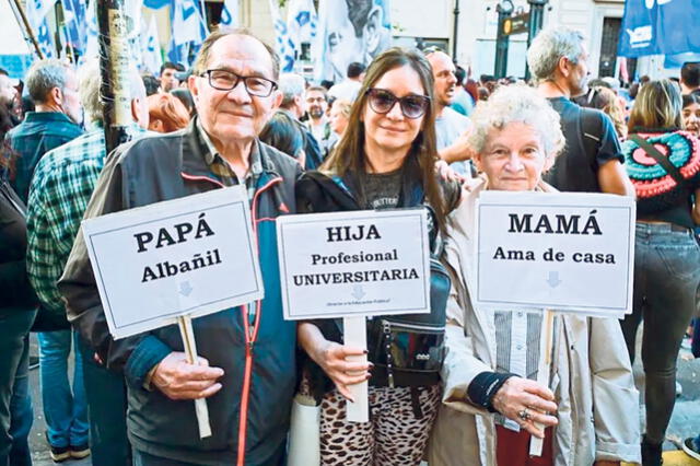  Gratuita. Gracias a la universidad pública, muchas familias argentinas acceden por primera vez a la educación superior. Foto: AFP   