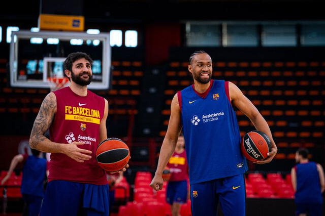 Barcelona y Olympiacos jugarán este martes en el Estadio de la Paz y la Amistad. Foto: FCBbasket/X   