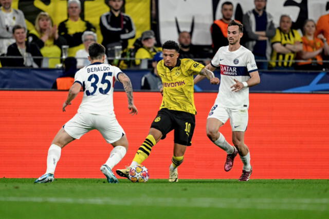 Jadon Sancho fue una de las grandes figuras en el Dortmund en la semifinal de ida. Foto: Borussia Dortmund   