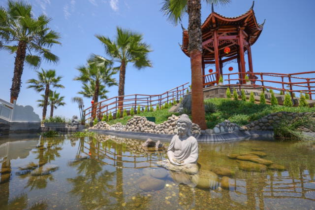  Visita el Parque Chino con Mamá. Foto: Andina   