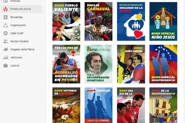 Los bonos de la patria tienen diferentes beneficiarios. Foto: Correo del Orinoco   