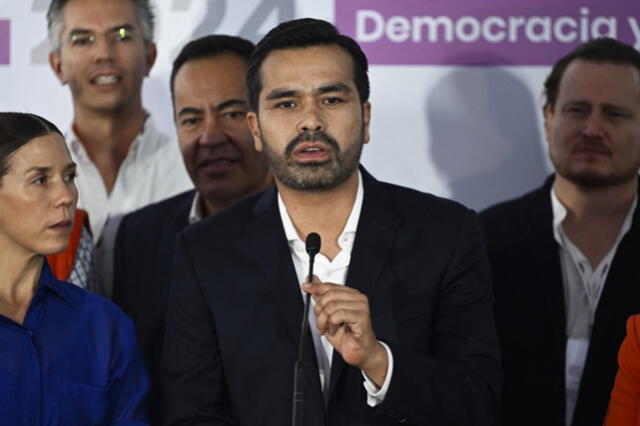 Jorge Álvarez Máynez es candidato de Movimiento Ciudadano a presidente de México en las elecciones de 2024. Foto: AFP   