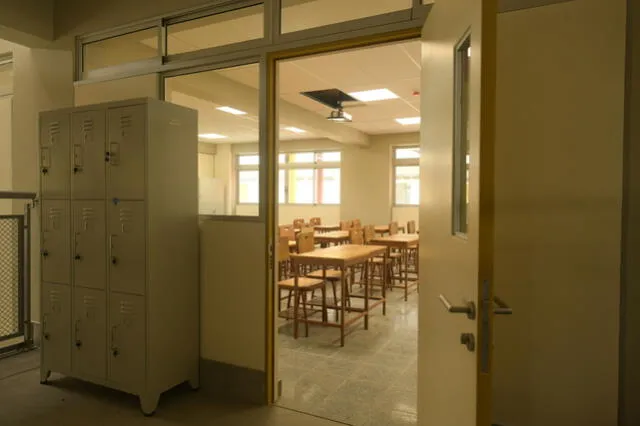 Alumnos podrán disponer de casilleros y nuevos escritorios. Foto: Minedu    