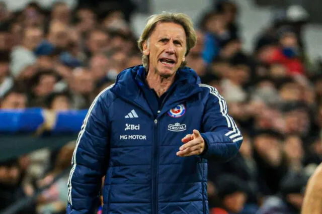 Ricardo Gareca lleva 3 partidos con la Roja. Foto: AFP   