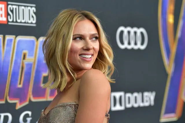 Scarlett Johansson, reconocida actriz de Marvel. Foto: Difusión.   