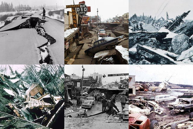Terremoto de Alaska (1964) de 9,2. Foto: difusión   