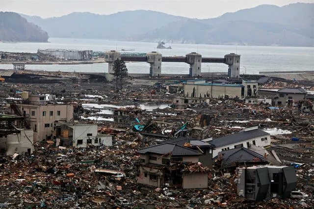 Terremoto de Tohoku, Japón (2011) tuvo una magnitud de 9 grados. Foto: Isaac   