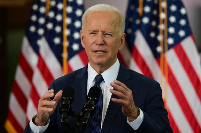 Joe Biden perdió el último debate contra Donald Trump, según una encuesta de CNN. Foto: AFP   