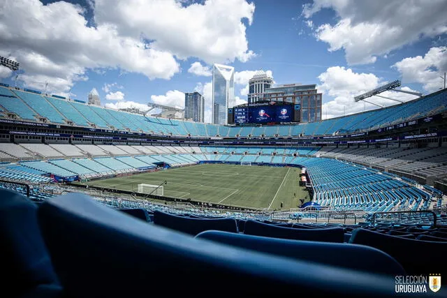 Así luce el Bank of America Stadium. Foto: X/Selección Uruguay   