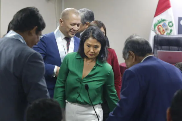 Keiko Fujimori afronta el juicio por el caso cócteles. Foto: La República.   