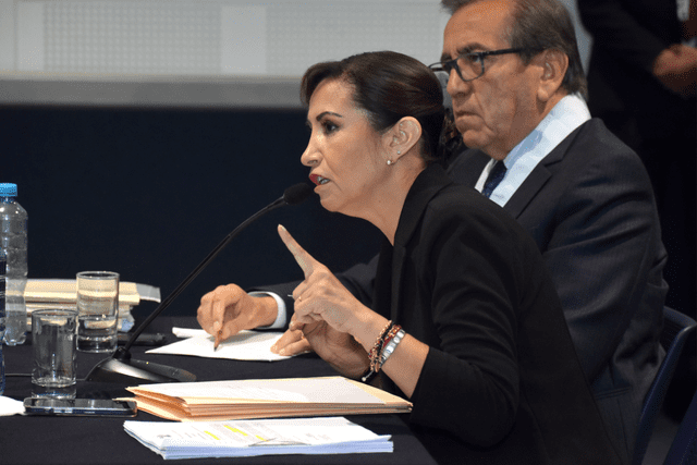 Benavides Vargas es investigada por la Fiscalía por presuntamente liderar una organización criminal. Foto: La República.   