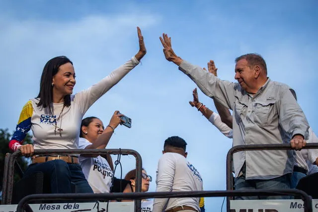 María Corina Machado y Edmundo González quieren desplazar a Maduro. Foto: Edmundo González   