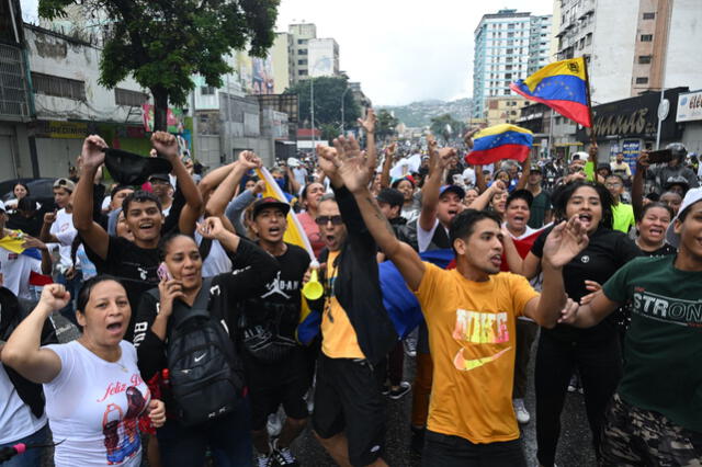 Según María Corina Machado, se han contabilizado 16 asesinatos en las protestas contra Maduro. Foto: AFP   