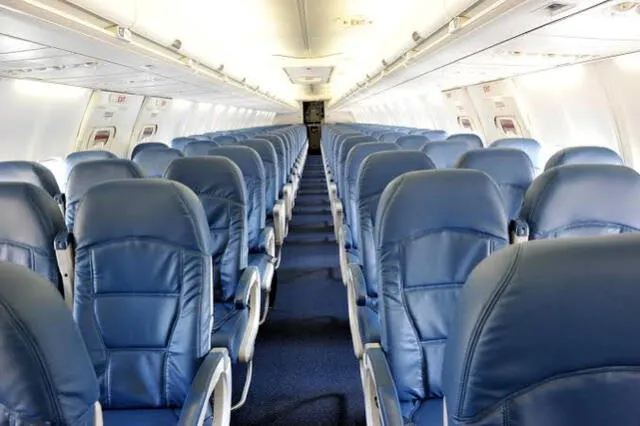 Así luce el interior de un avión Boeing 737-800. Foto: Difusión Así luce el interior de un avión Boeing 737-800. Foto: Difusión