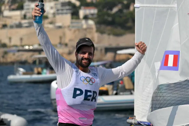 Stefano Peschiera consiguió la quinta medalla para Perú en los Juegos Olímpicos. Foto: AFP   