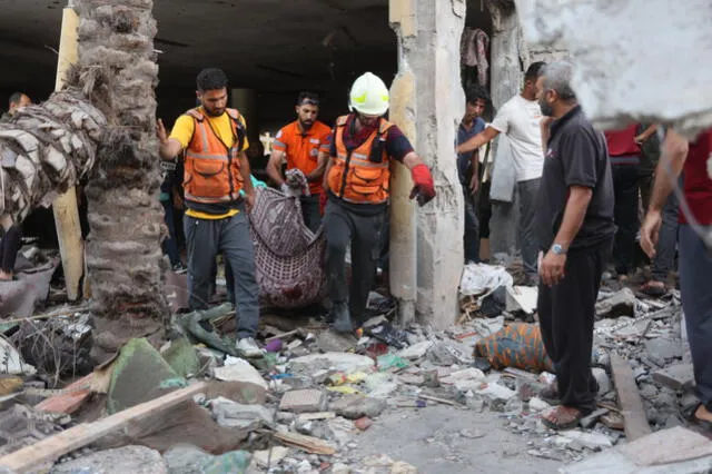 La Unión Europea "horrorizada" por el ataque contra una escuela en Gaza. Foto: AFP 