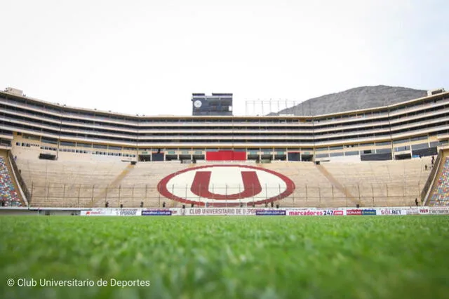 Estadio Monumental es uno de los recintos más grandes de Sudamérica. Foto: Universitario.   