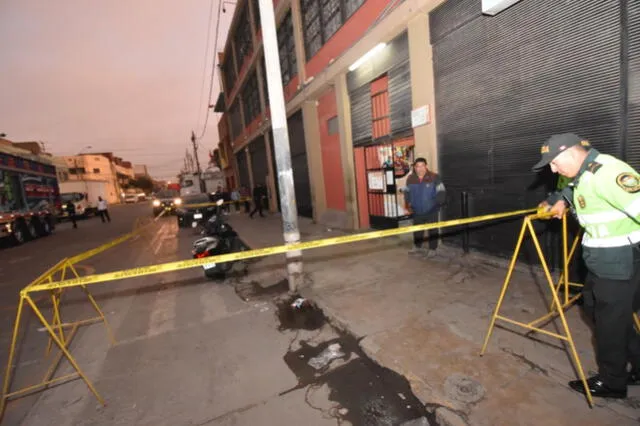  Escena del crimen resguardada por la Policía Nacional del Perú. Foto: difusión   