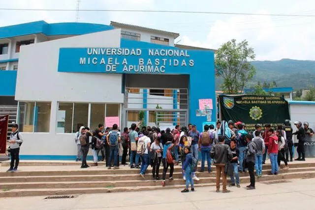 Sunedu licenció a la Universidad Nacional Micaela Bastidas de Apurímac en el año 2020. Foto: difusión   