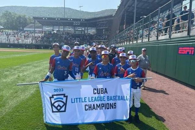 Cuba está soñando con el tercer triunfo de su historia en la LLWS. Foto: LLWS   