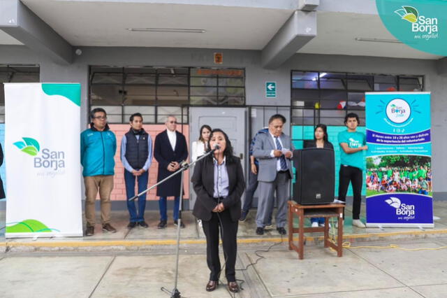 Autoridades resaltaron la iniciativa de educación en el distrito limeño. Foto: Municipalidad de San Borja   