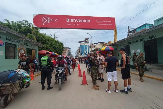  En Tumbes. En los puestos fronterizos se ha extremado el control de la Policía. No ingresará ningún venezolano que no tenga pasaporte y visa vigentes.    