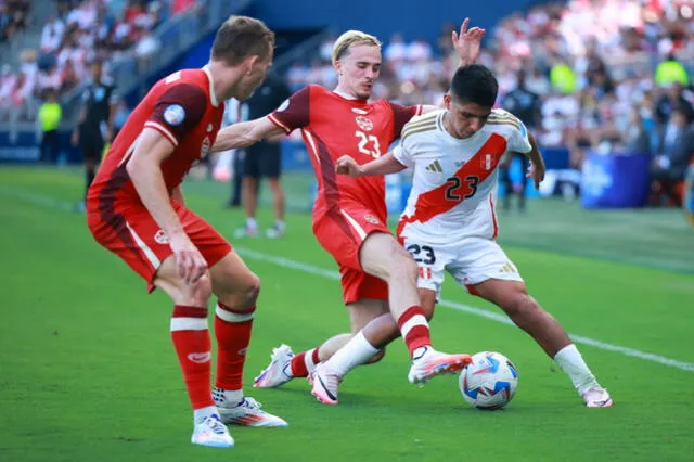 Piero Quispe disputó al Copa América 2024 con la selección peruana. Foto: AFP   