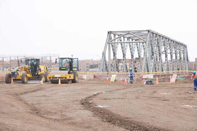 Puentes modulares para ingresar al aeropuerto Jorge Chávez no tendrán veredas para peatones. Foto: MTC   